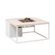 Cosiloft 100 lounge table white / stone look