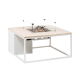 Cosiloft 100 lounge table white / stone look