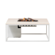 Cosiloft 120 lounge table white / stone look