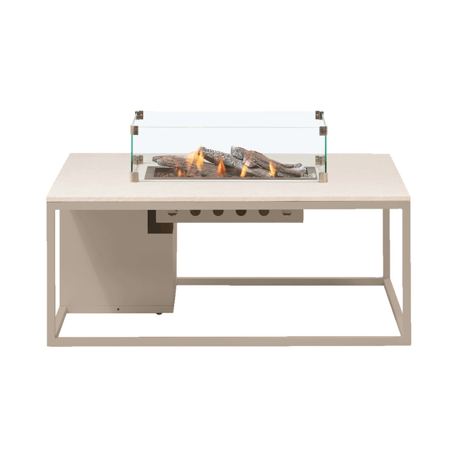 Cosiloft 120 lounge table sandy beige / stone look